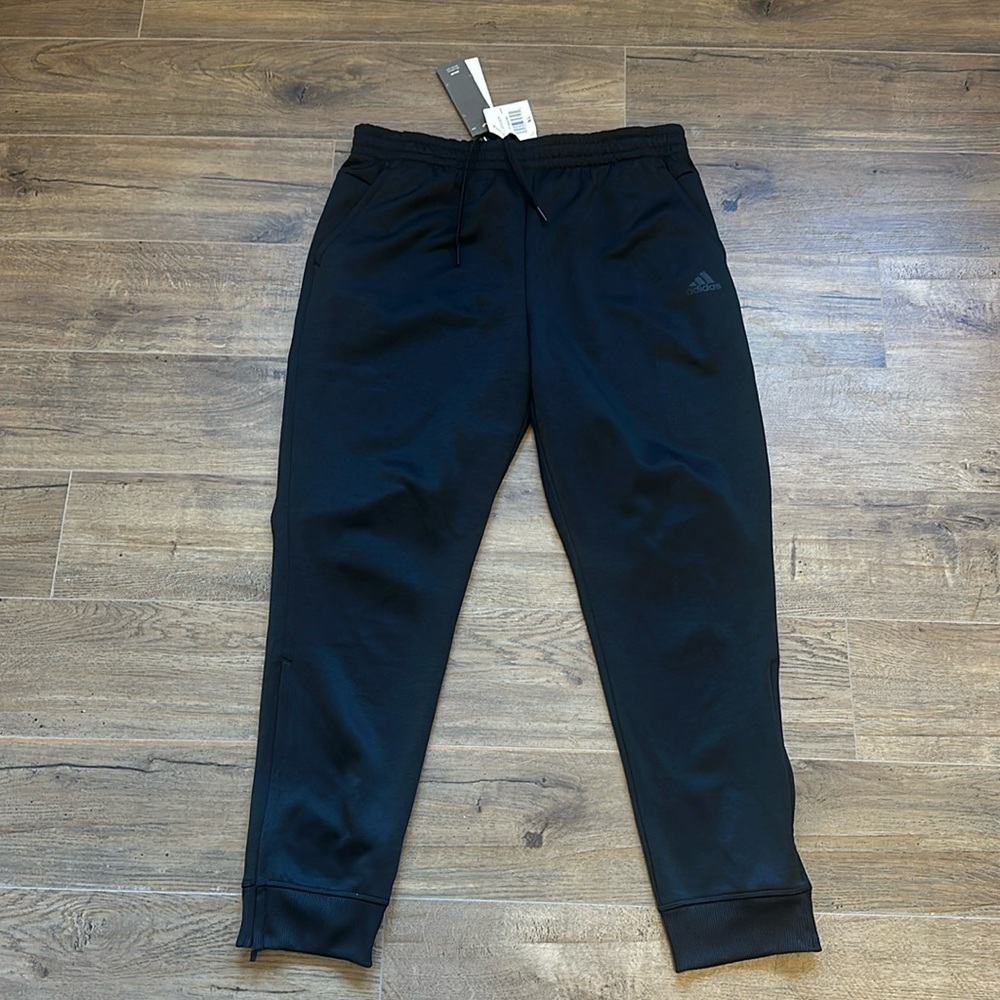 Adidas Regular Normal Length Fleece Joggers #383N